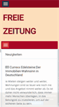 Mobile Screenshot of freiezeitung.ch