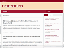 Tablet Screenshot of freiezeitung.ch